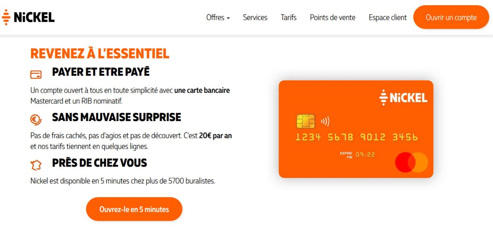 Compte nickel avis : notre opinion et le retour des clients