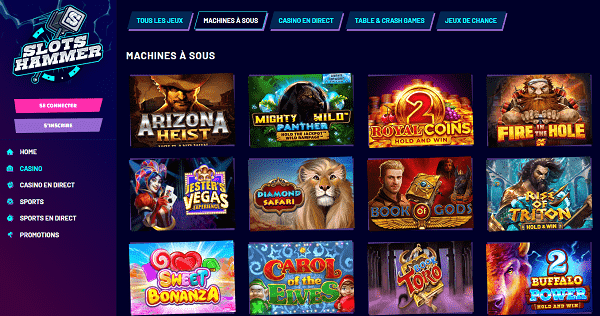 slots hammer carte prépayéee Casino Paysafecard